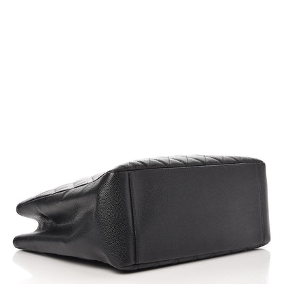 Chanel Caviar Quilted Grand Shopping Tote GST Black 4 of 7
