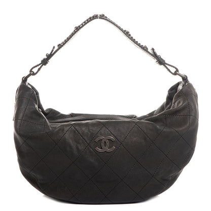 Chanel Caviar Large Outdoor Hobo Black 1 of 7