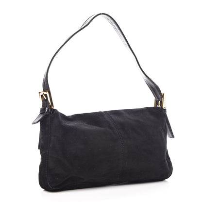 Fendi Suede Baguette Black 3 of 9