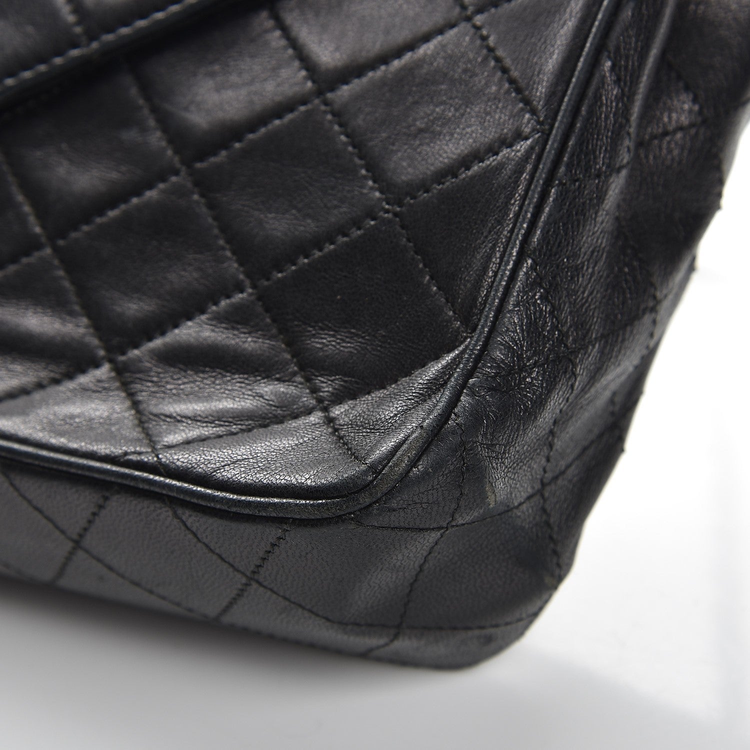 Chanel Lambskin Quilted Small Single Flap Black 13 of 16