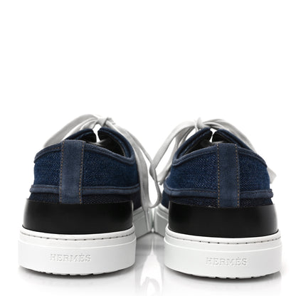 Hermes Denim Mens Envy Sneakers 43 Bleu 5 of 8