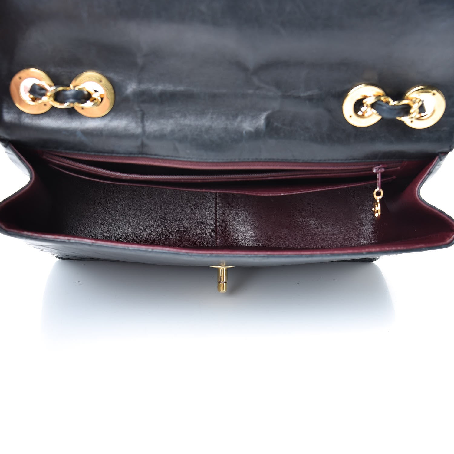 Chanel Lambskin Quilted XL Jumbo Single Flap Black 6 of 31