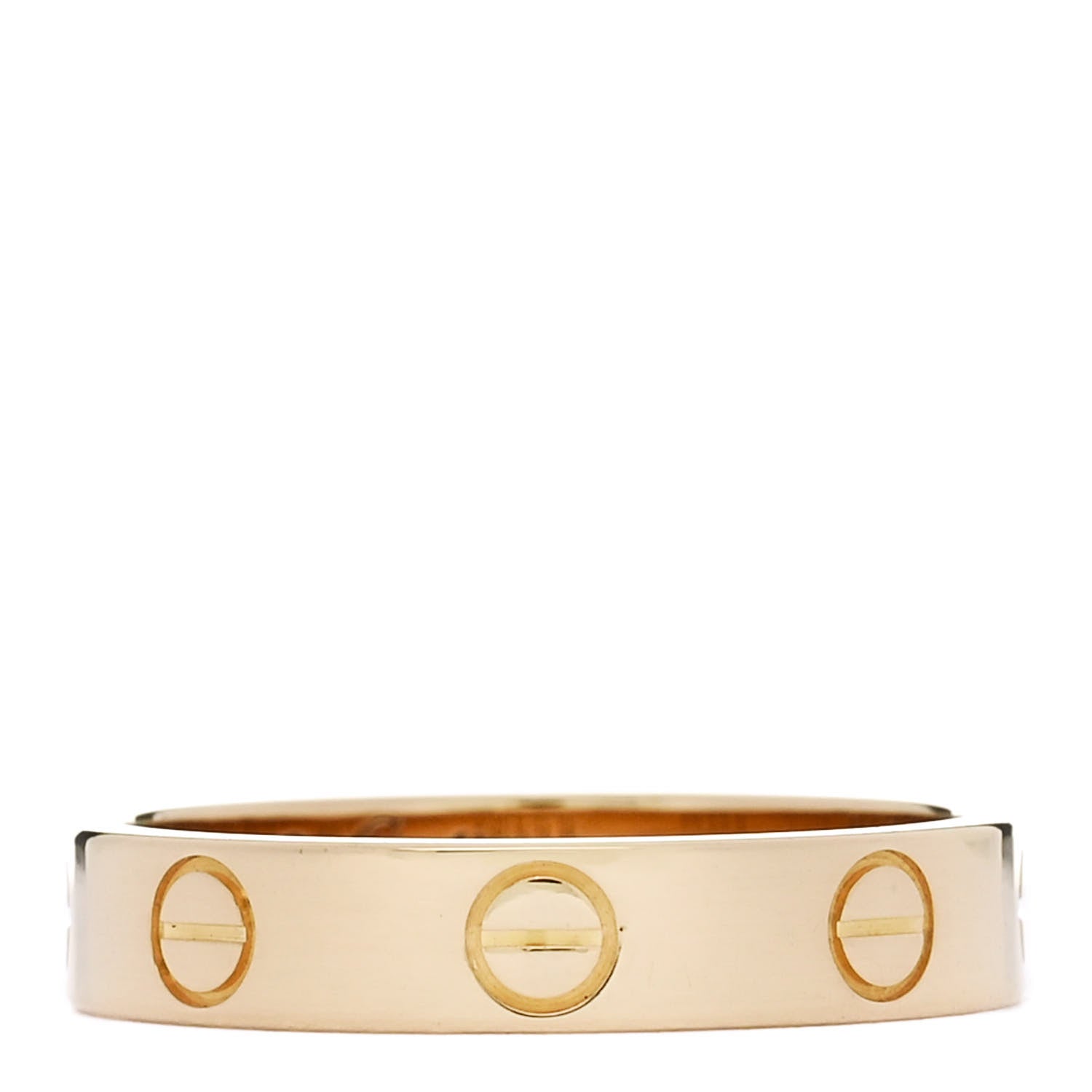 Cartier 18K Yellow Gold 3.5mm LOVE Wedding Band Ring 51 5.75 1 of 4