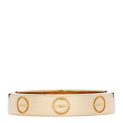 Cartier 18K Yellow Gold 3.5mm LOVE Wedding Band Ring 51 5.75 1 of 4