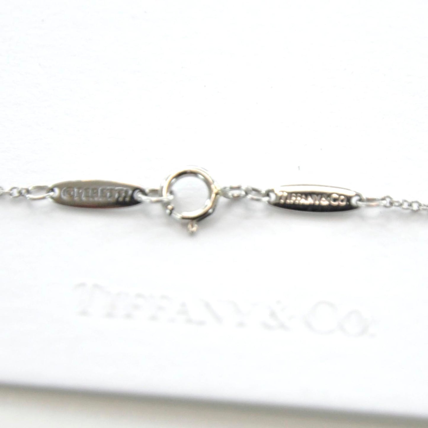 Platinum Diamond .20ct Elsa Peretti Diamonds by the Yard Lariat Necklace