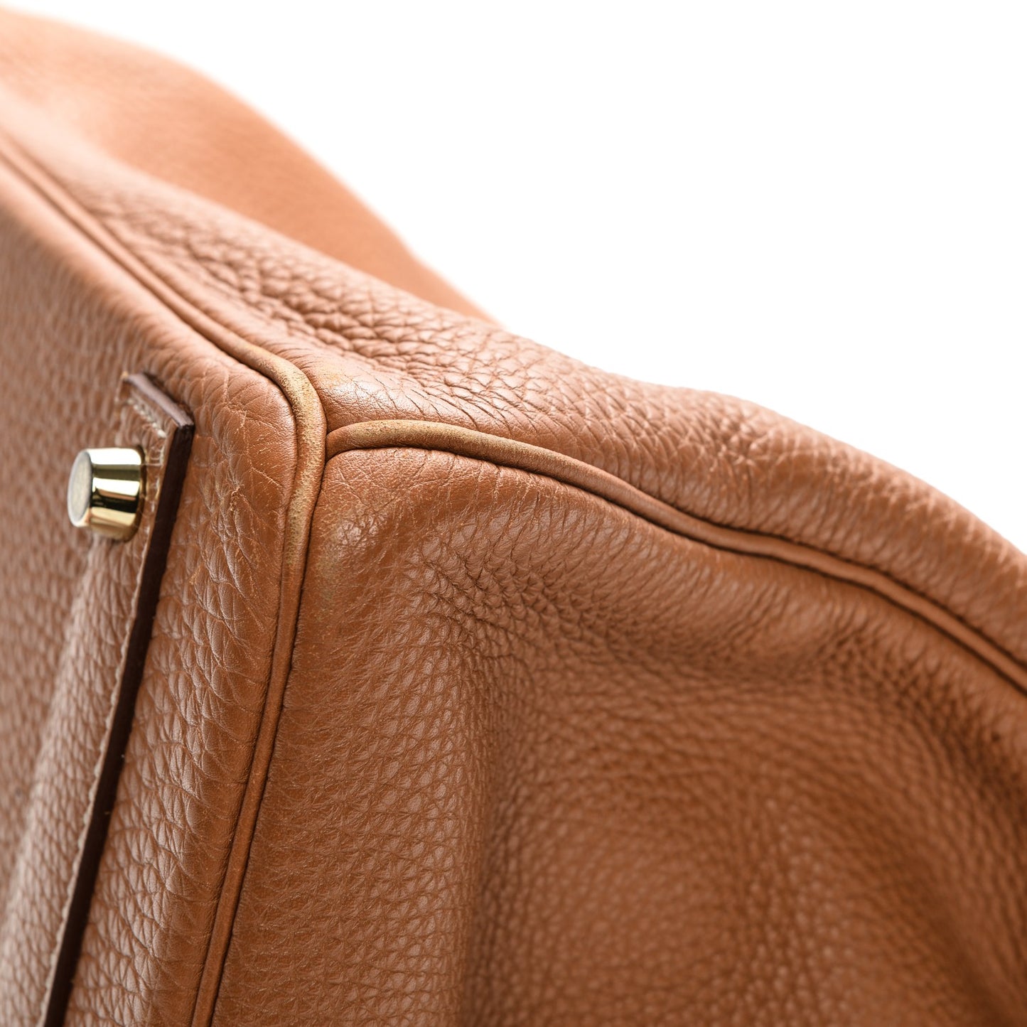 Taurillon Clemence Birkin 40 Gold