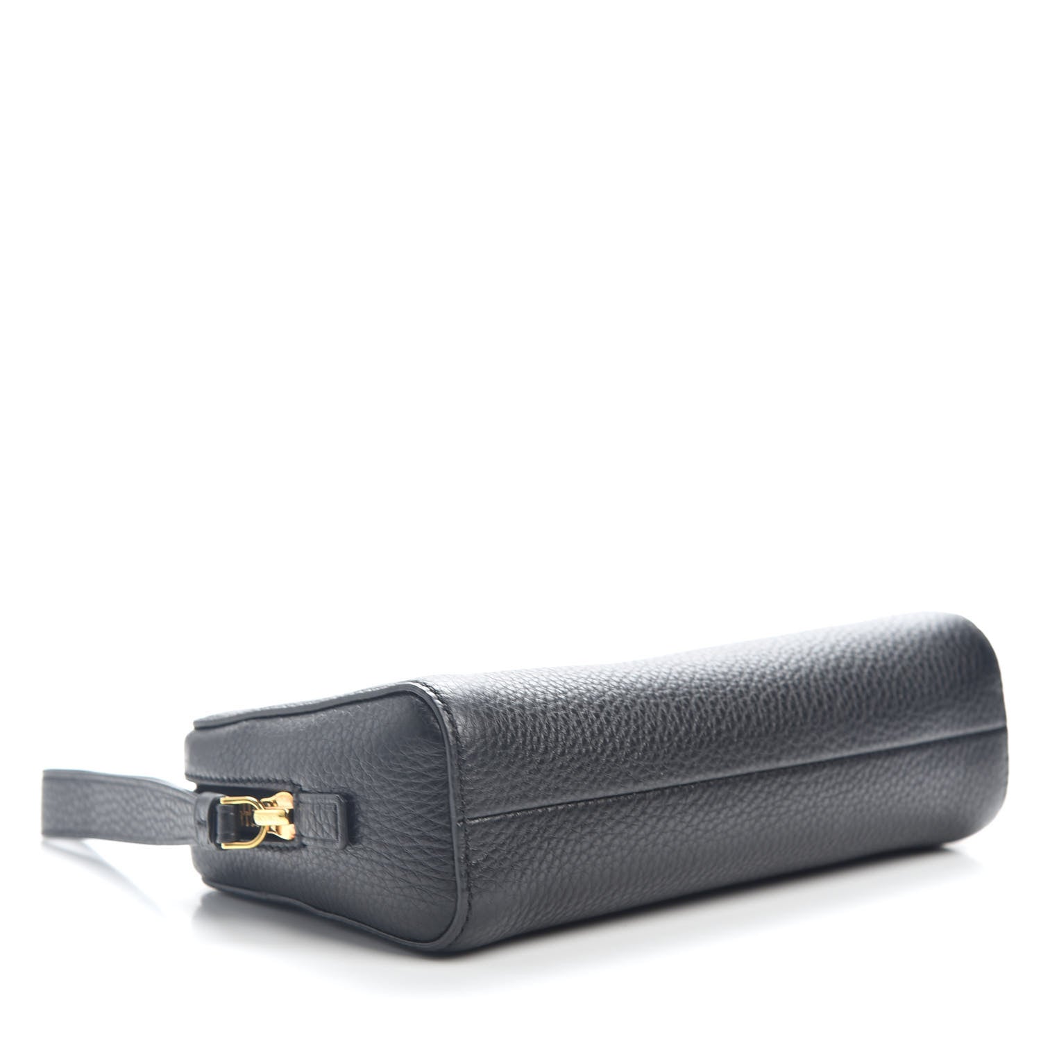 Tom Ford Grained Calfskin Medium Cosmetic Pouch Black 3 of 4
