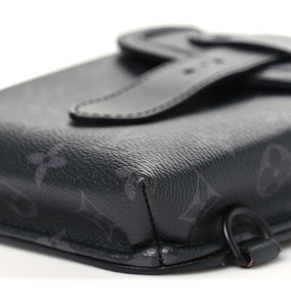 Louis Vuitton Monogram Eclipse Saumur Slingbag Black 8 of 8
