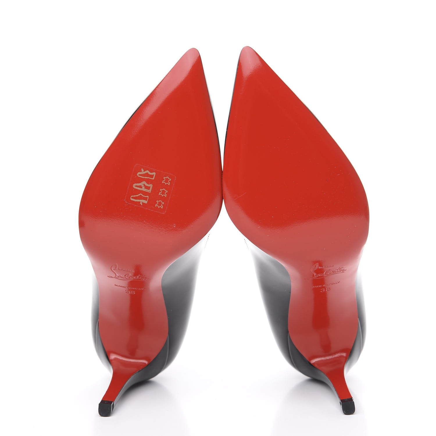 Christian Louboutin Patent Pigalle 85 Pumps 38 Black 5 of 8