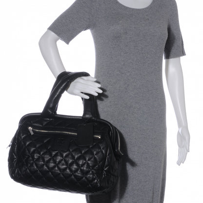 Chanel Caviar Coco Cocoon Bowler Black 2 of 7