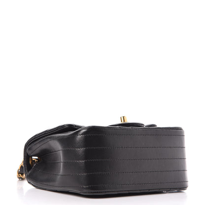 Chanel Lambskin Chevron Quilted Mini Square Flap Black 4 of 10