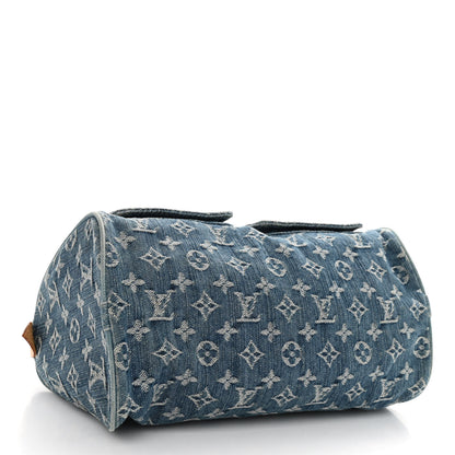 Louis Vuitton Monogram Denim Neo Speedy Blue 4 of 9