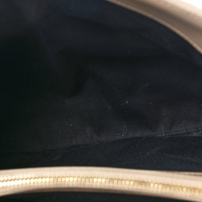 Saint Laurent Calfskin Y Quilted Monogram Medium Loulou Chain Satchel Dark Beige 5 of 9
