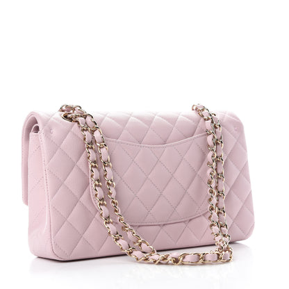 Chanel Caviar Quilted Medium Double Flap Light Pink 3 of 11