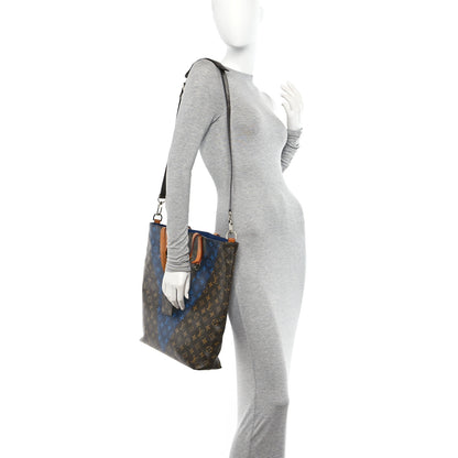 Louis Vuitton Monogram V Cabas Jour Blue 2 of 10