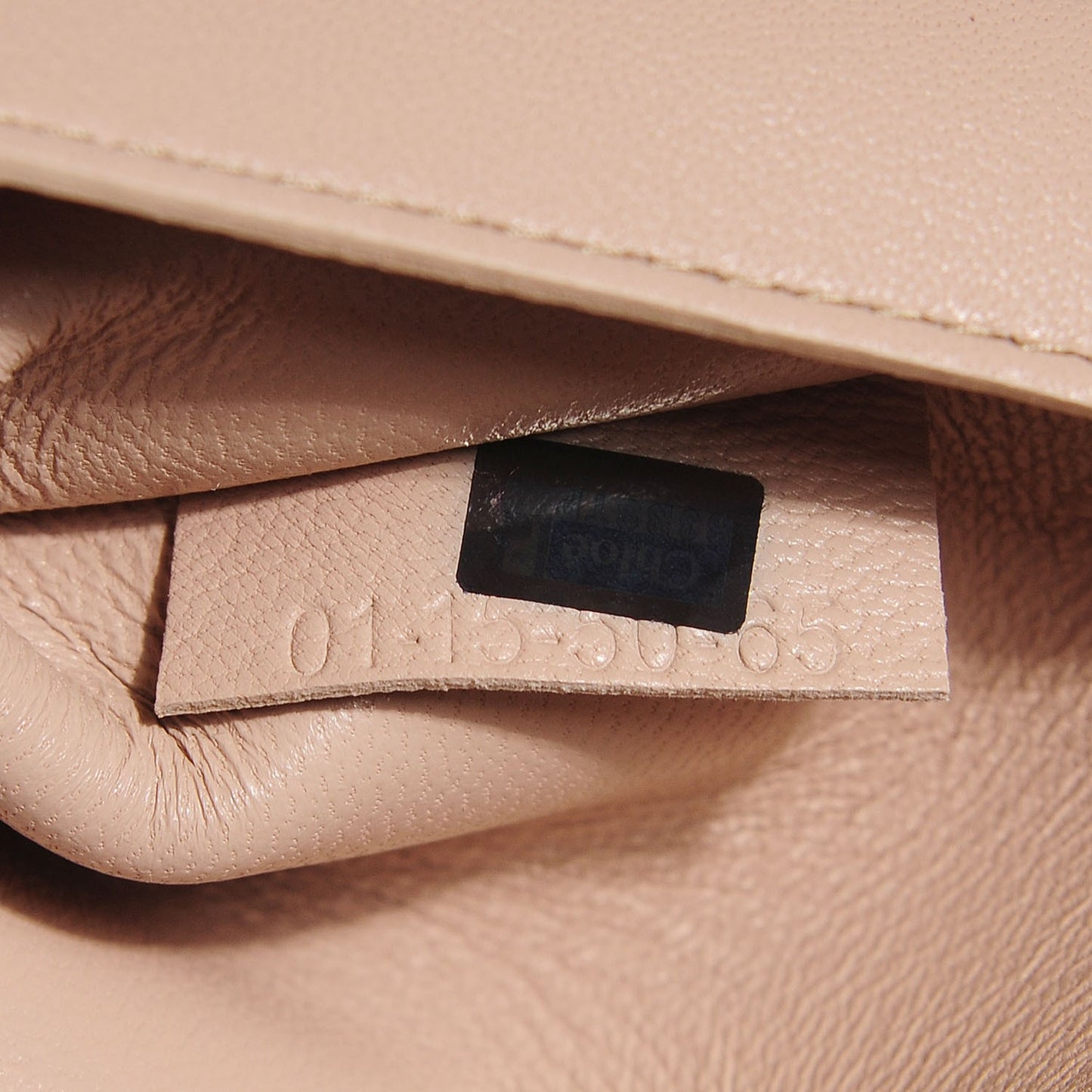 Lambskin Medium Elle Chain Clutch Coral Pop