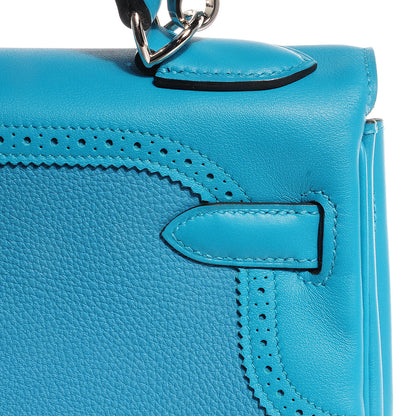 Hermes Togo Swift Ghillies Kelly 32 Turquoise 9 of 29