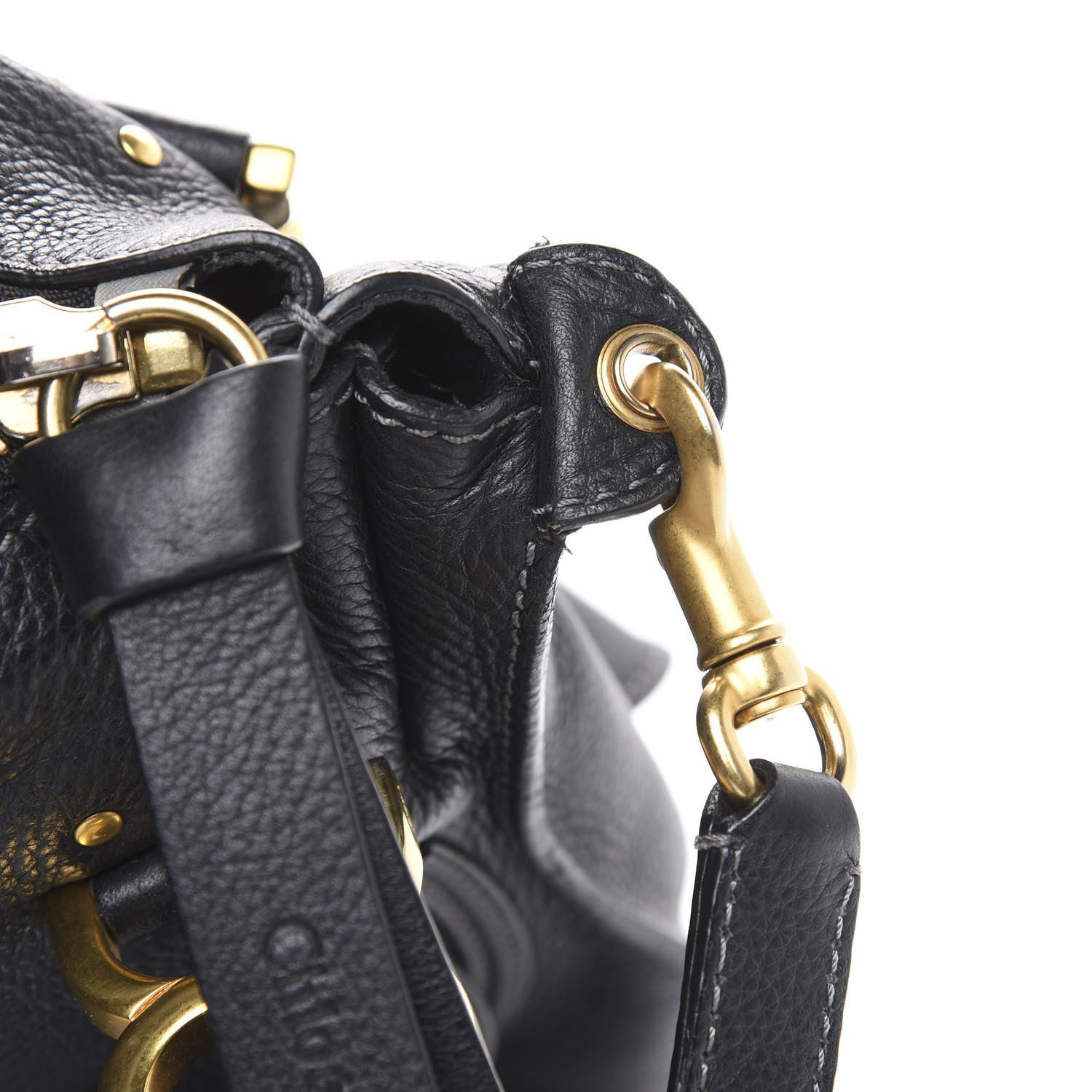 Chloe Calfskin Medium Marcie Satchel Black 9 of 16