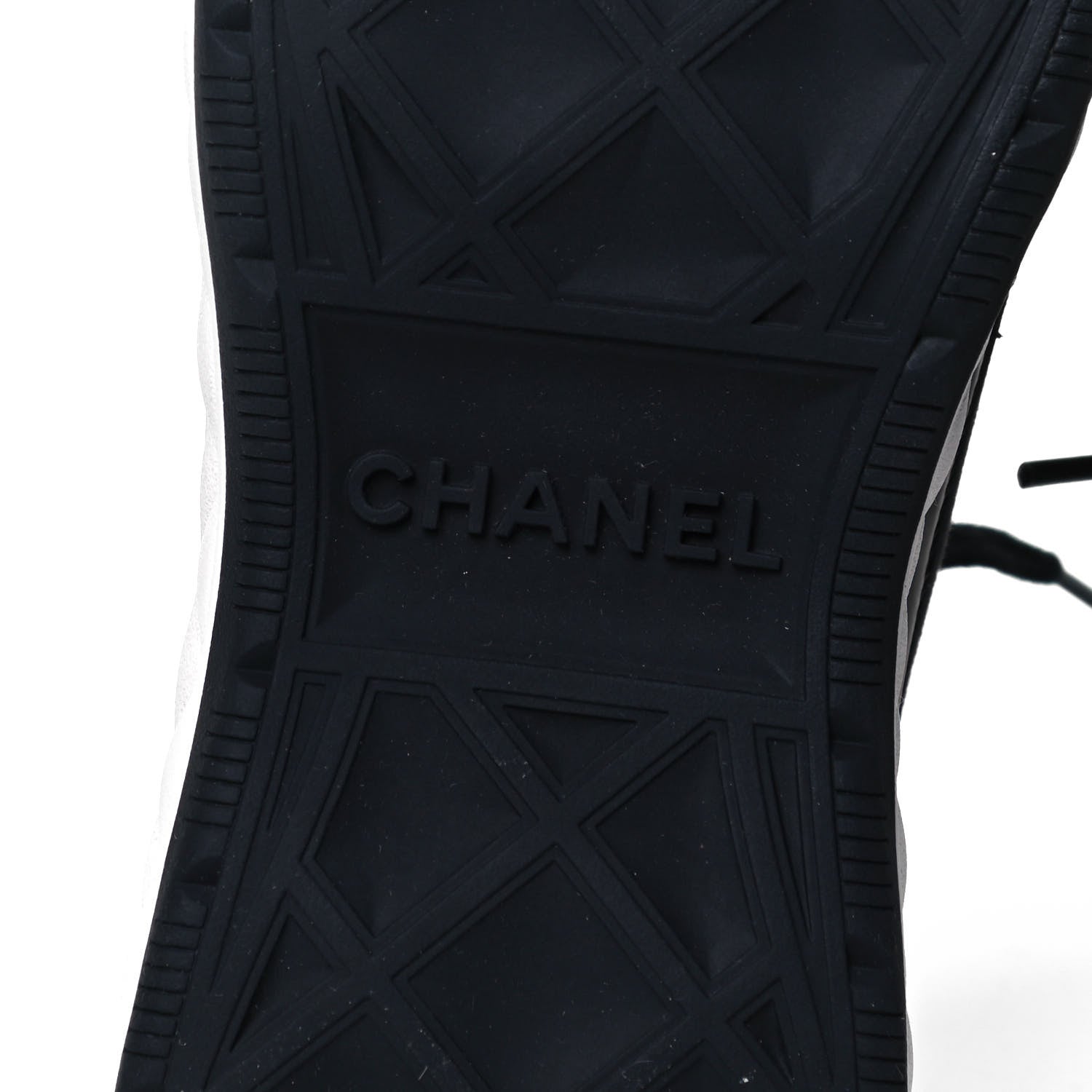 Chanel Velvet Calfskin Mixed Fibers CC Sneakers 41 Black 6 of 7
