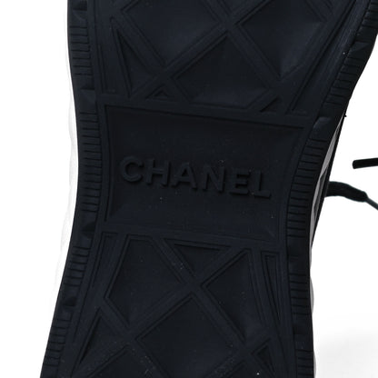 Chanel Velvet Calfskin Mixed Fibers CC Sneakers 41 Black 6 of 7