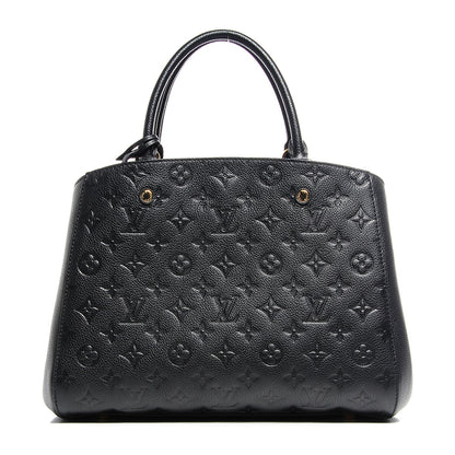 Louis Vuitton Empreinte Montaigne MM Black 1 of 8