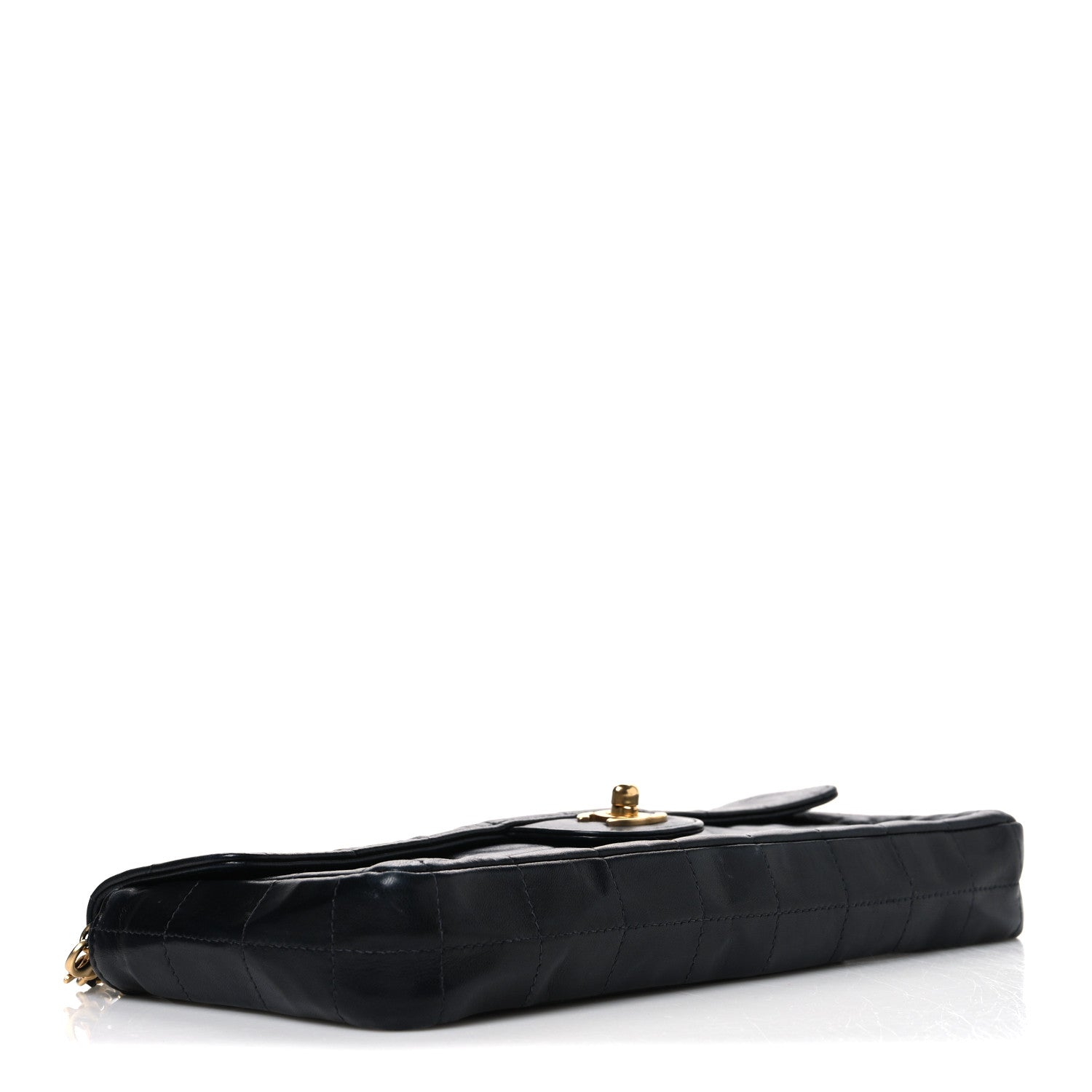 Chanel Lambskin East West Chocolate Bar Flap Black 3 of 10