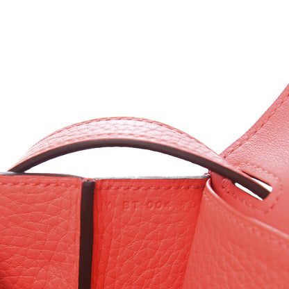 Hermes Taurillon Clemence Halzan 25 Rose Texas 15 of 17