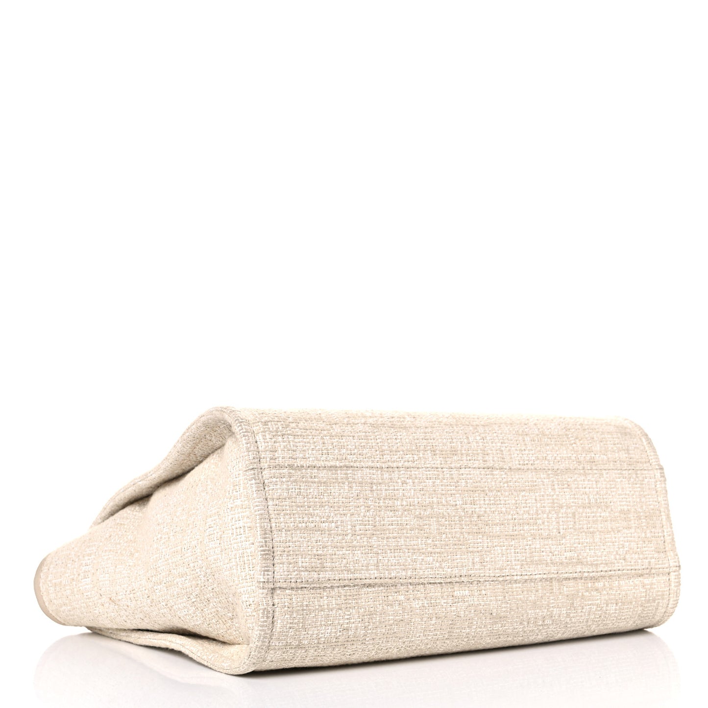 Canvas Small Deauville Tote Light Beige