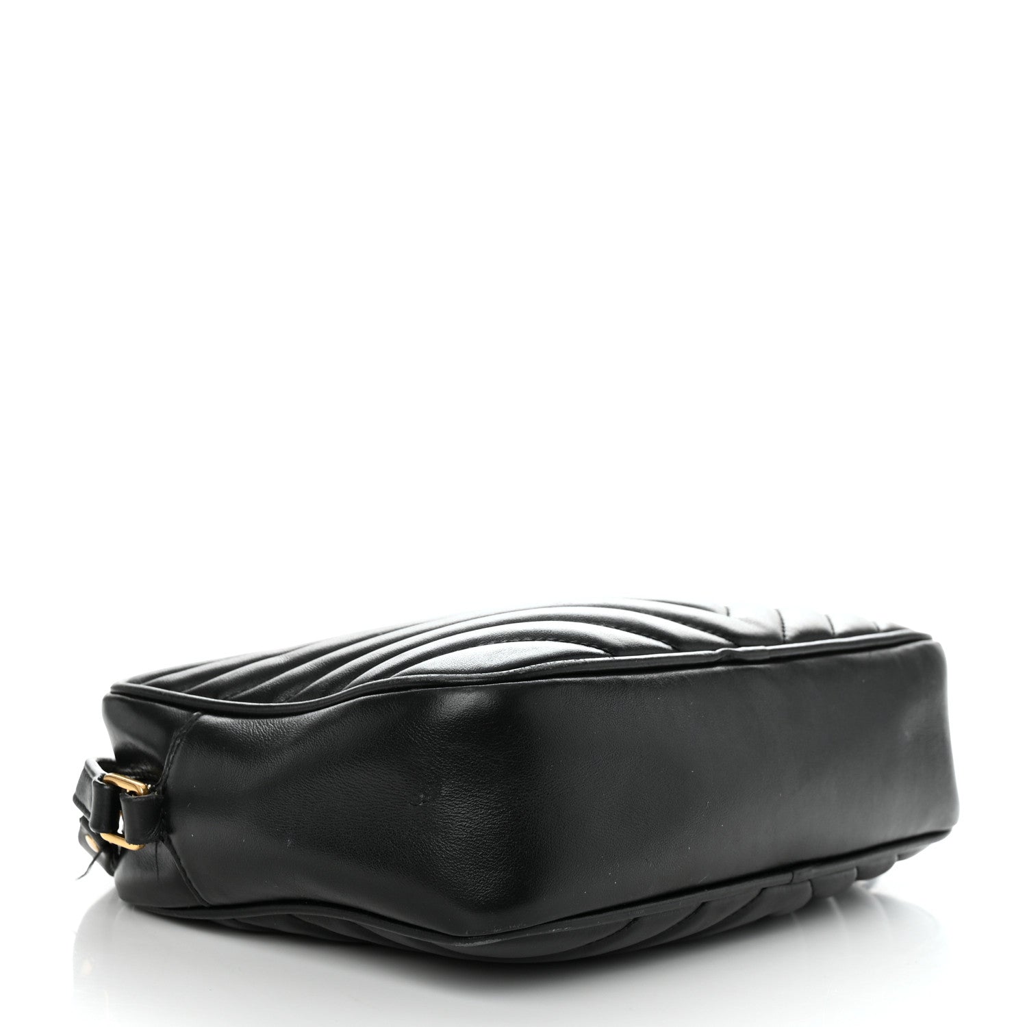 Saint Laurent Calfskin Matelasse Monogram Lou Camera Bag Black 4 of 16