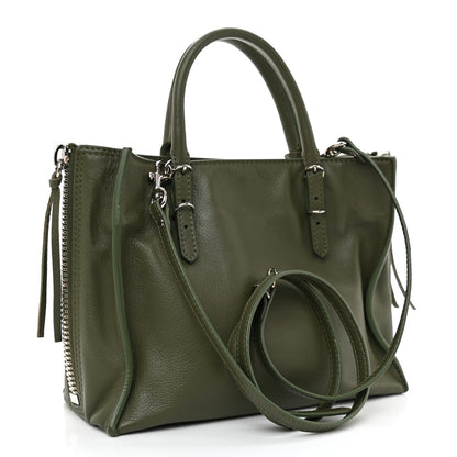 Balenciaga Calfskin Papier Mini A4 Tote Green 4 of 9