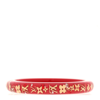 Louis Vuitton Resin Swarovski Small Inclusion Bracelet Rose Pop 3 of 4