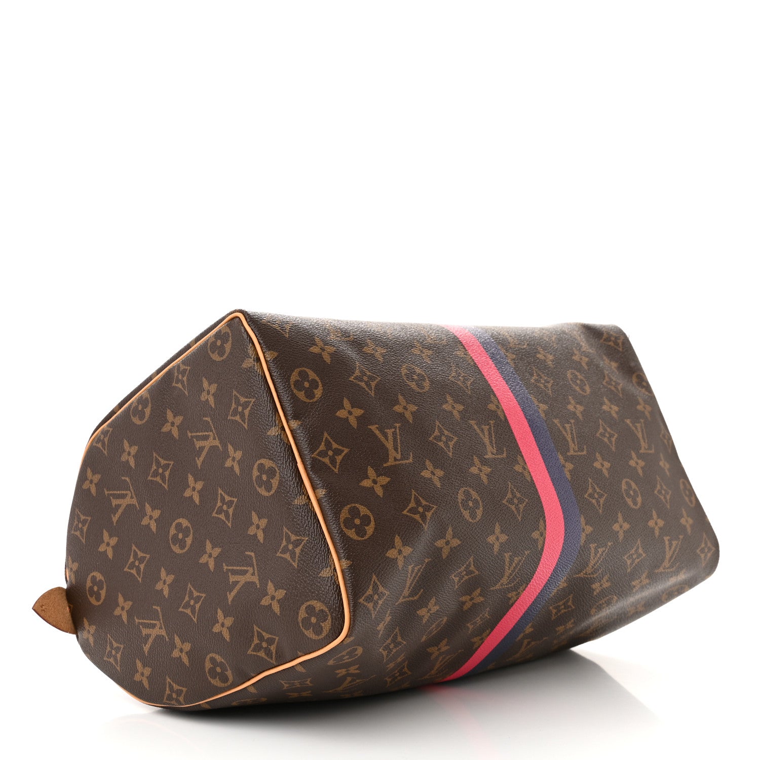 Louis Vuitton Monogram My LV Heritage Speedy 35 Fuchsia Blue Marine 4 of 10
