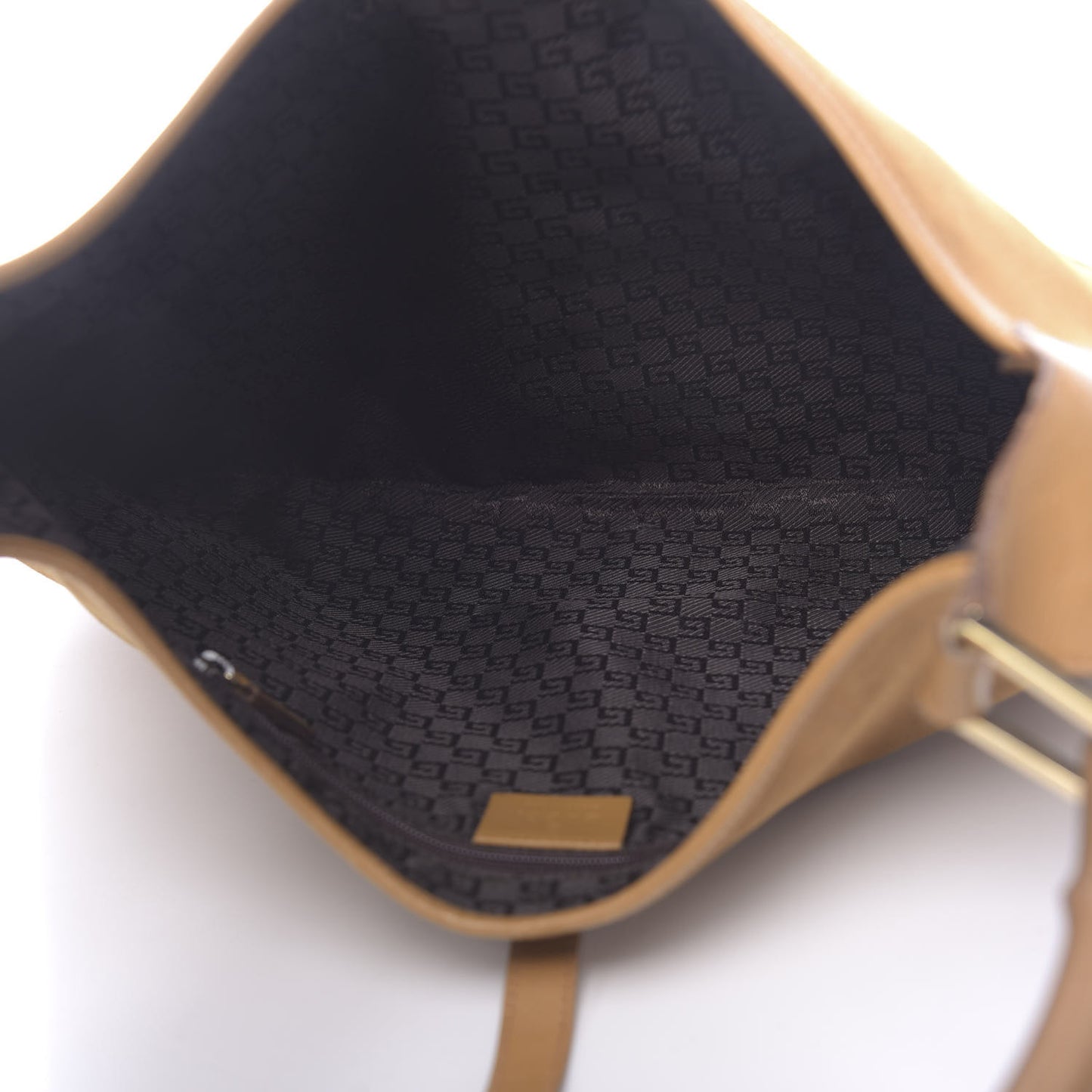 Suede Small Jackie O Hobo Light Brown
