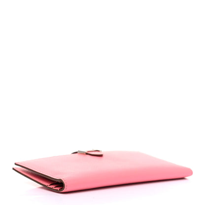 Hermes Epsom Bearn Gusset Wallet Rose Confetti 4 of 8