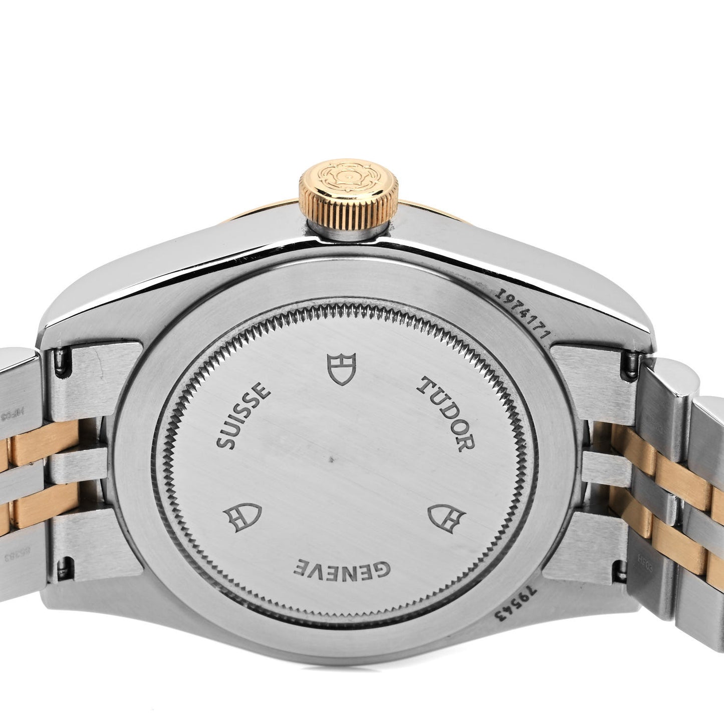 Stainless Steel 18K Yellow Gold 41mm Black Bay Automatic Watch Black 79543