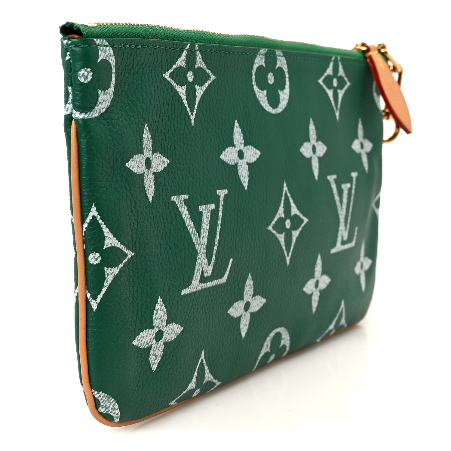 Louis Vuitton Calfskin Monogram Speedy P9 Bandouliere 50 Pochette Green 3 of 7