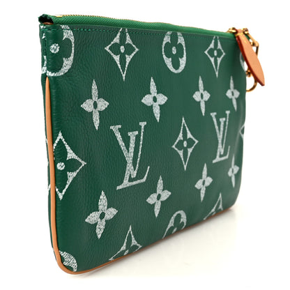Louis Vuitton Calfskin Monogram Speedy P9 Bandouliere 50 Pochette Green 3 of 7