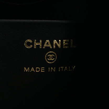 Chanel Shiny Crumpled Calfskin Quilted Nano 31 Shopping Bag Black 6 of 11