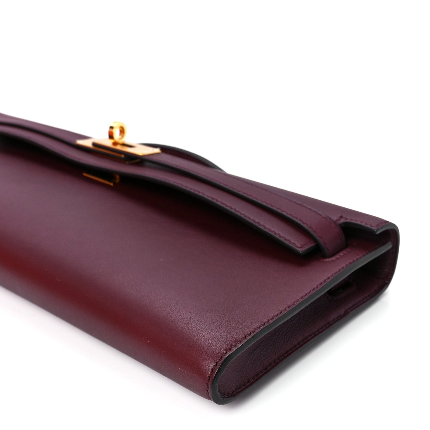 Swift Kelly Cut Clutch Pochette Bordeaux