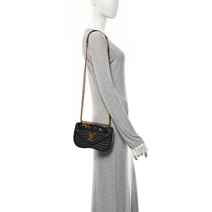 Louis Vuitton Calfskin New Wave Chain PM Black 2 of 9