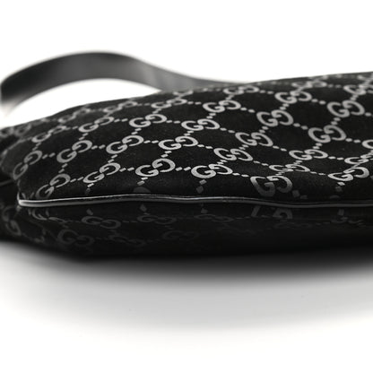 Gucci Suede Guccissima Hobo Black 6 of 7