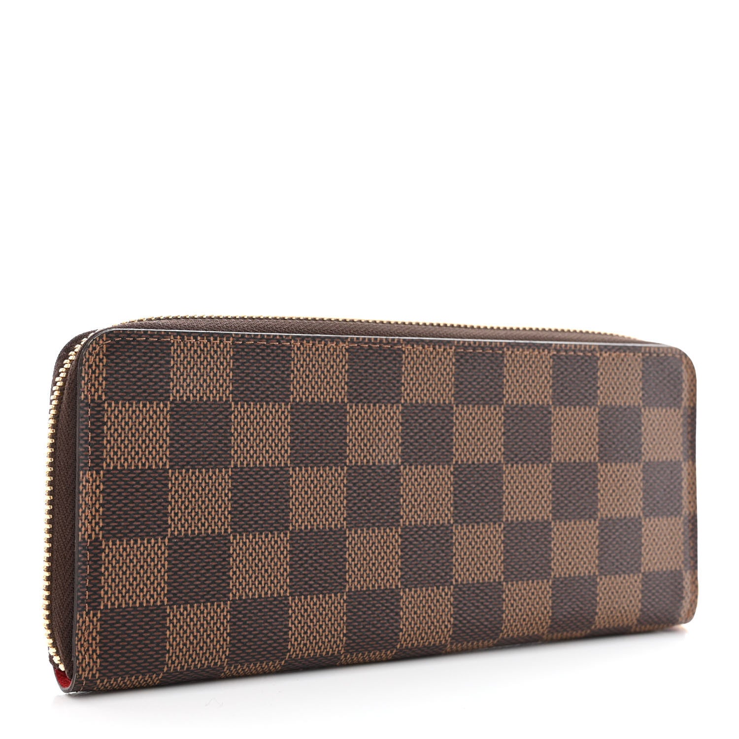 Louis Vuitton Damier Ebene Clemence Wallet Cherry 3 of 7