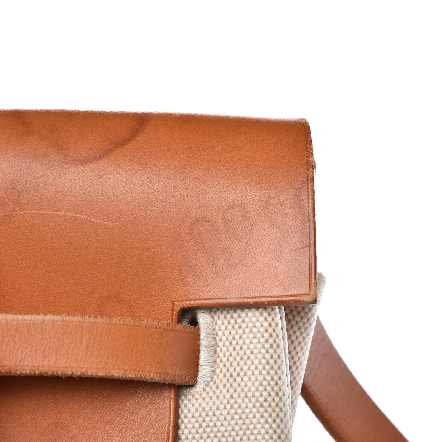 Hermes Toile Vache Calfskin Herbag 36 MM Natural 11 of 22