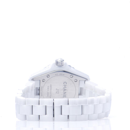 Chanel Stainless Steel Ceramic 33mm J12 Quartz Watch Pink 3 of 7