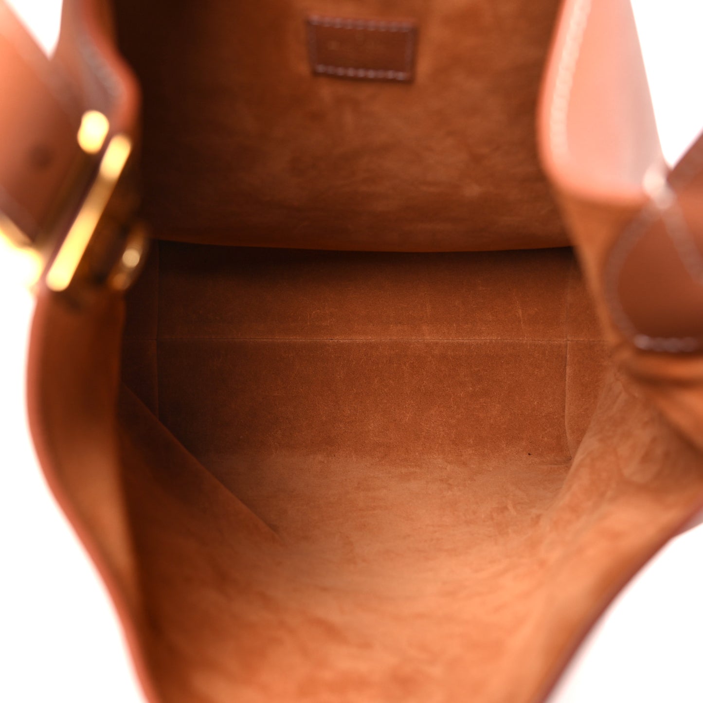 Grained Calfskin Low Key Hobo MM Cognac