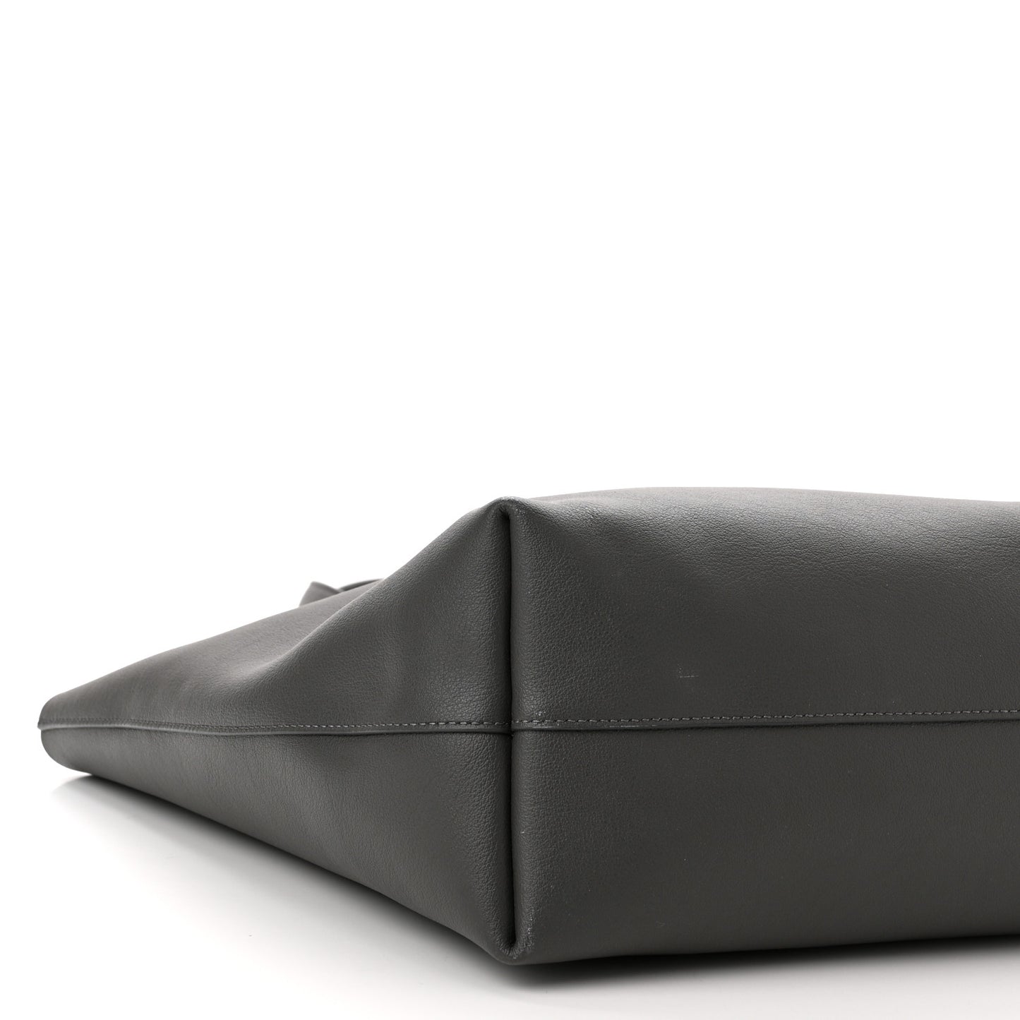 Calfskin Large Shopping Tote Pebble