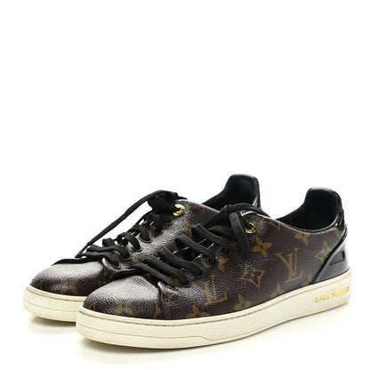 Louis Vuitton Patent Monogram Frontrow Sneakers 37.5 3 of 9