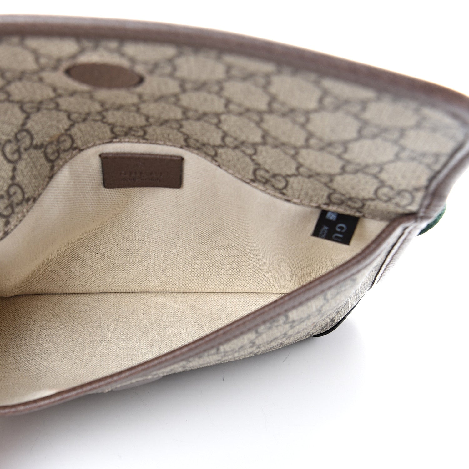 Gucci GG Supreme Monogram Neo Vintage Web Belt Bag Brown 4 of 9