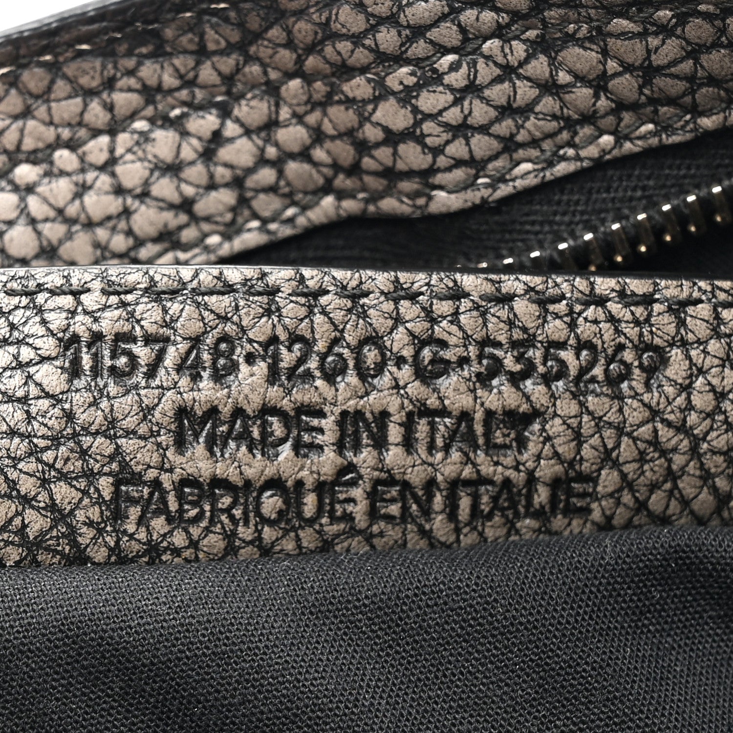 Balenciaga Grained Calfskin Classic Gold Hardware City Ombre Grey Gradient 7 of 14