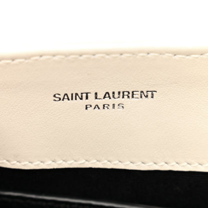 Saint Laurent Calfskin Y Quilted Monogram Small Loulou Chain Satchel Crema Soft 7 of 11